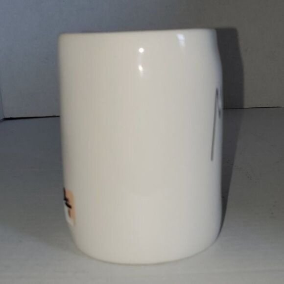 Rae Dunn CERAMIC Cup Mug Coffee MARINE White New - Picture 4 of 9